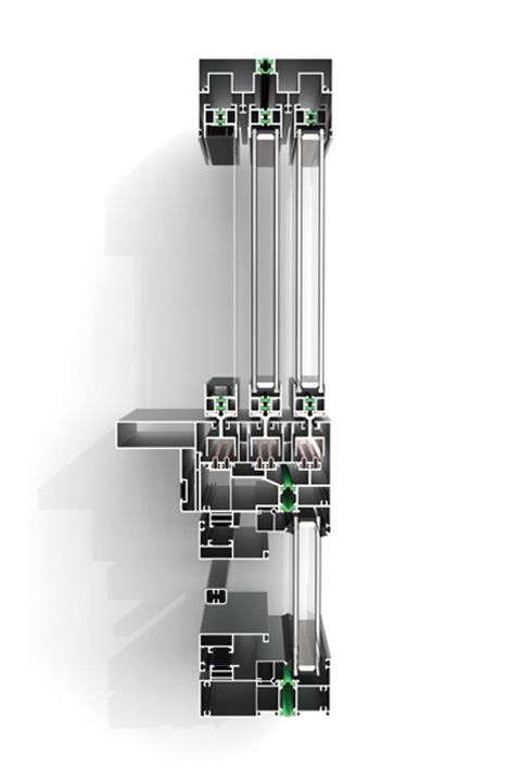 28 six-track bridge-cutoff sliding window